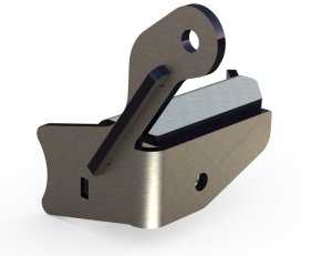 Jeep Wrangler Tracbar Bracket Replacement - Front - Artec Industries - Stock - `97-`06